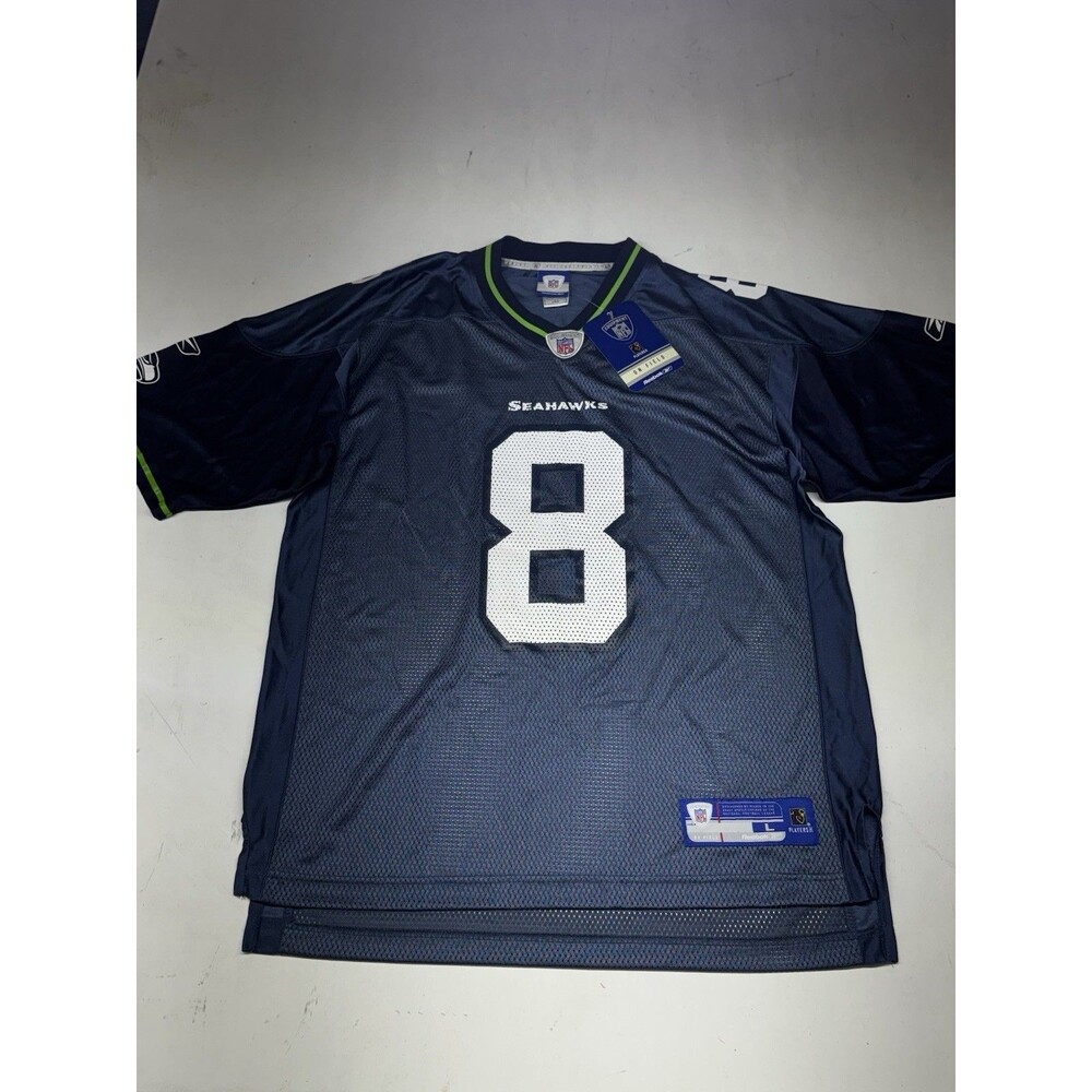 Reebok NFL Seattle Seahawks Matt Hasselbeck #8 On Field Jersey Men’s L Blue